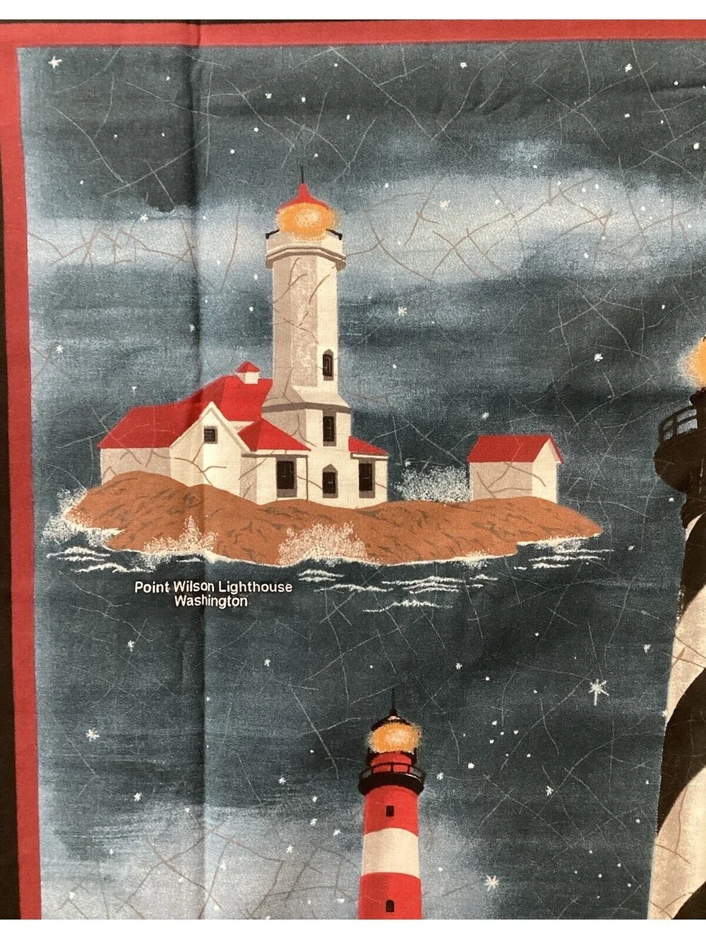 One Yard Lighthouses in the Night